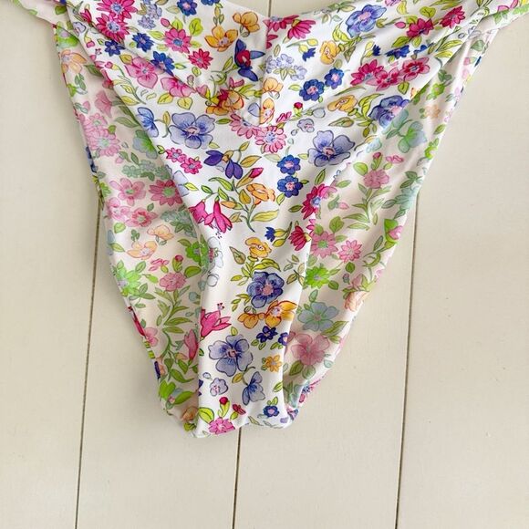 LoveShackFancy x Hurley Reversible Floral Bikini Bottom - Picture 3 of 14